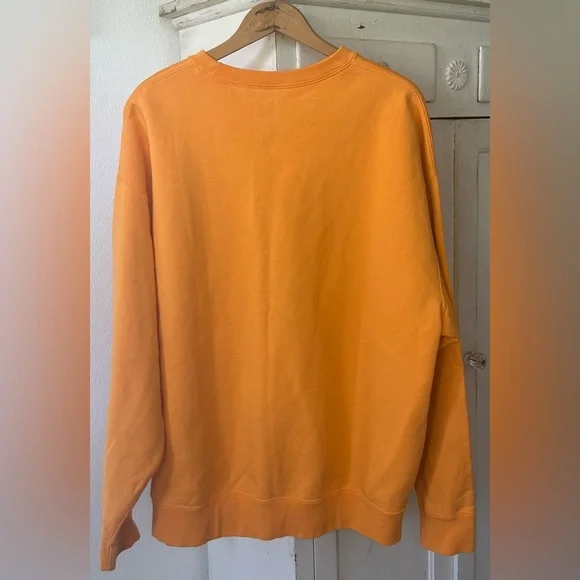Nike | Men's Vibrant Tangerine Orange Phoenix Fleece Crewneck Sweatshirt size XL - Picture 5 of 12